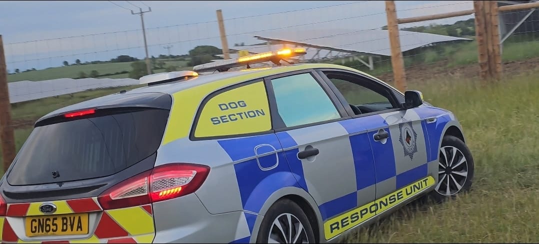 K9 Security Dog in Action UK